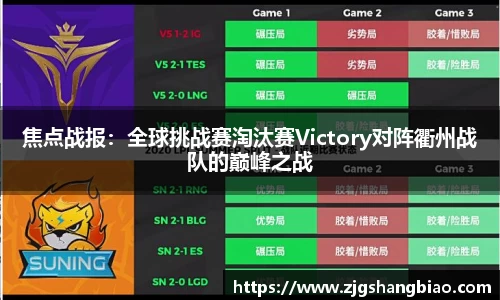 焦点战报：全球挑战赛淘汰赛Victory对阵衢州战队的巅峰之战