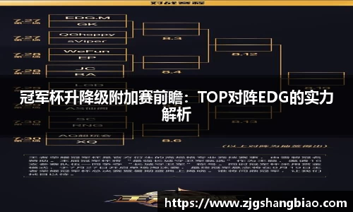 冠军杯升降级附加赛前瞻：TOP对阵EDG的实力解析